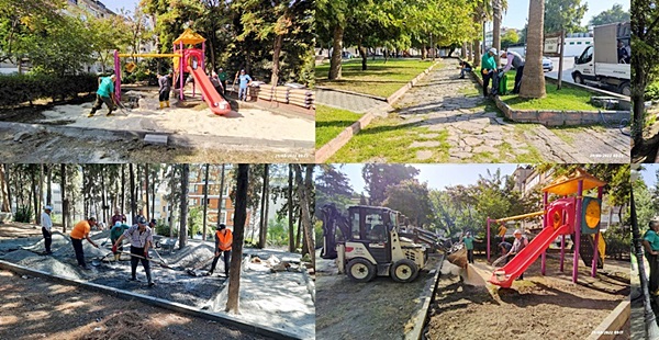 ANTAKYA’DA PARK VE YEŞİL ALANLAR YENİLENİYOR