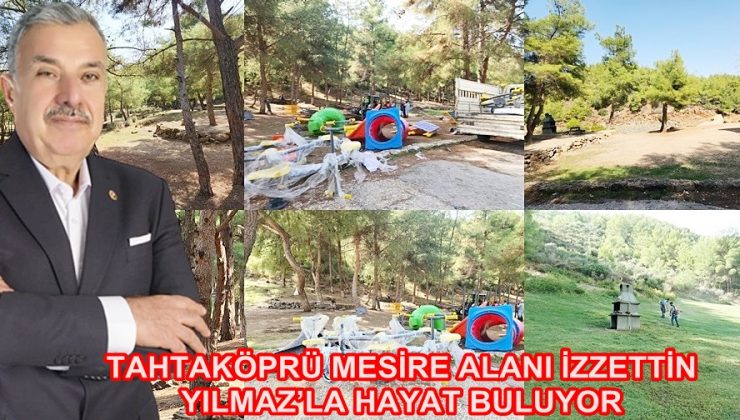 TAHTAKÖPRÜ MESİRE ALANI İZZETTİN YILMAZ’LA HAYAT BULUYOR